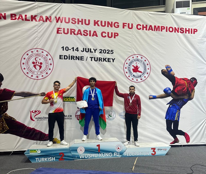 İdmançımız Edirnədə keçirilən beynəlxalq turnirdə çempion oldu